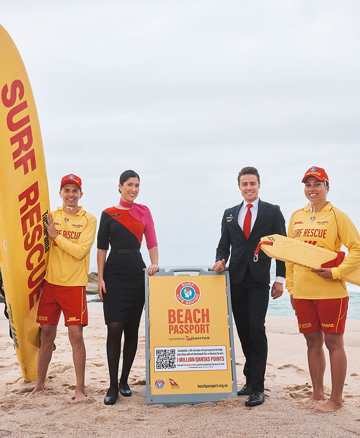 Qantas and Surf Life Saving Australia partnership