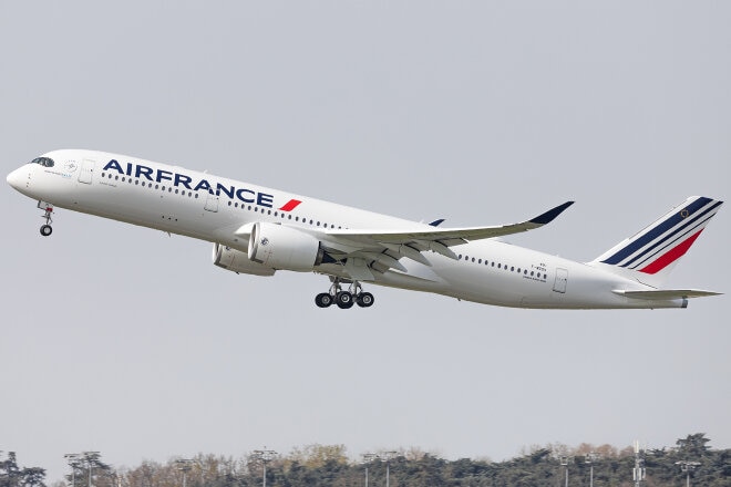 An Air France aircraft taking off