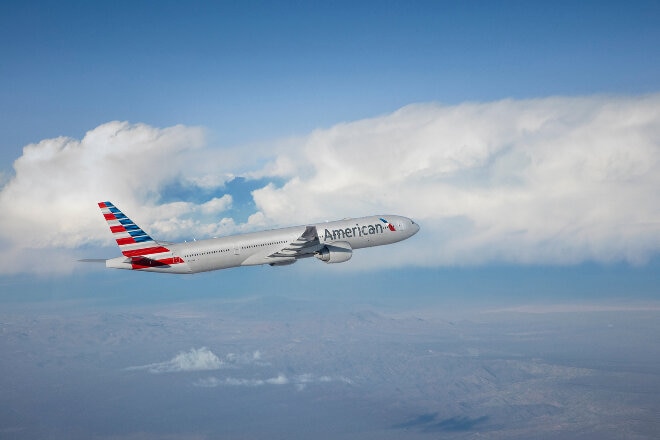 Americann Airlines aircraft in flight