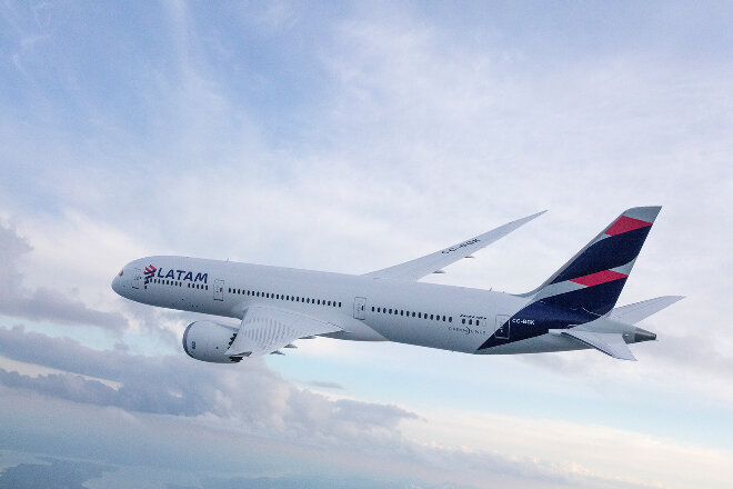 LATAM aircraft in flight