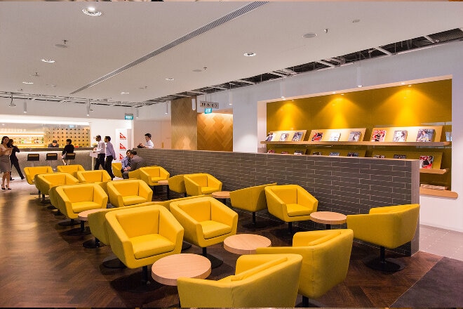 Singapore Business lounge seating area