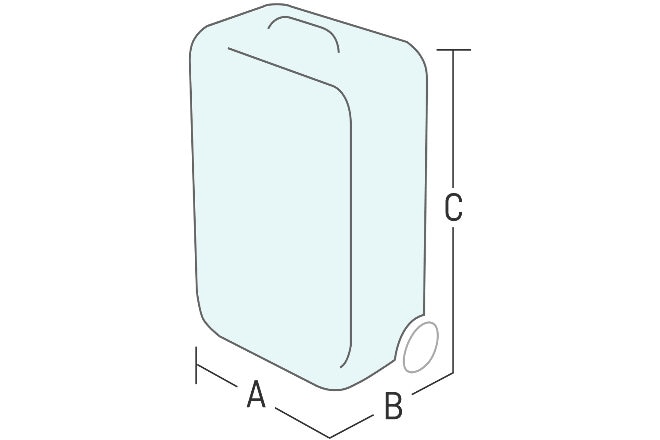 Sketch of a small suitcase