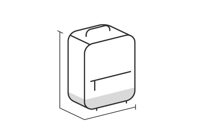 Sketch of a small suitcase