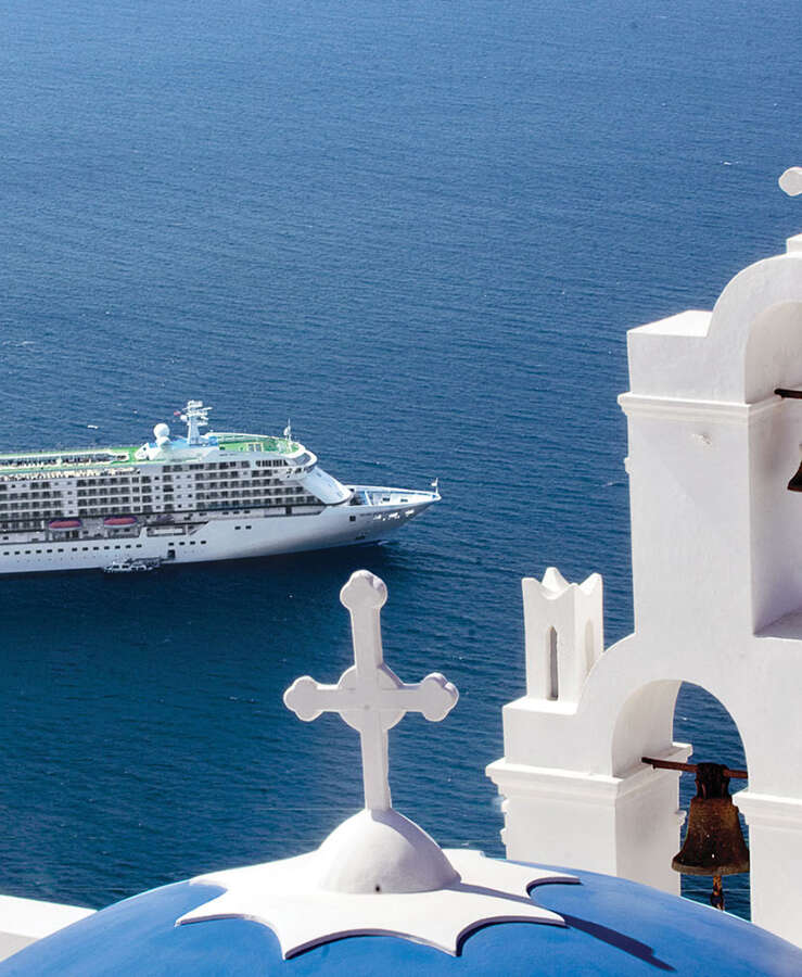 Cruise Ship in Greece