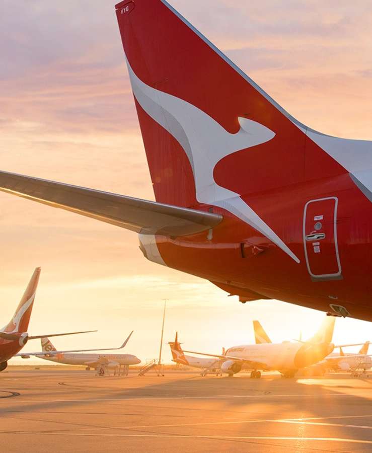 Qantas A380 in Sky