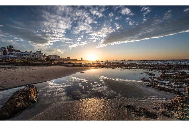 Port Elizabeth beach and sky