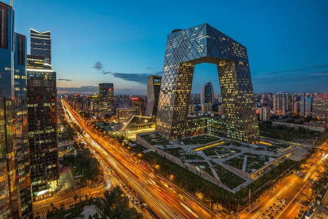 CCTV building in Beijing