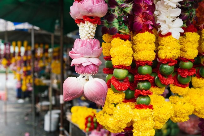 Hindu Flower Offerings  