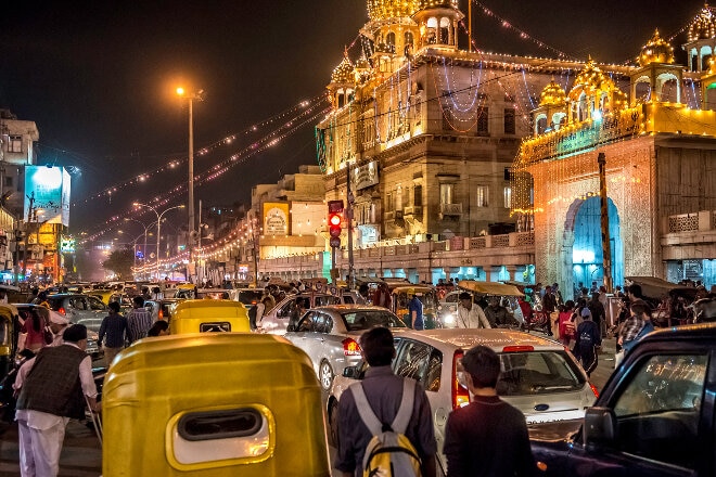 Chandni Chowk Marketplace in Delhi