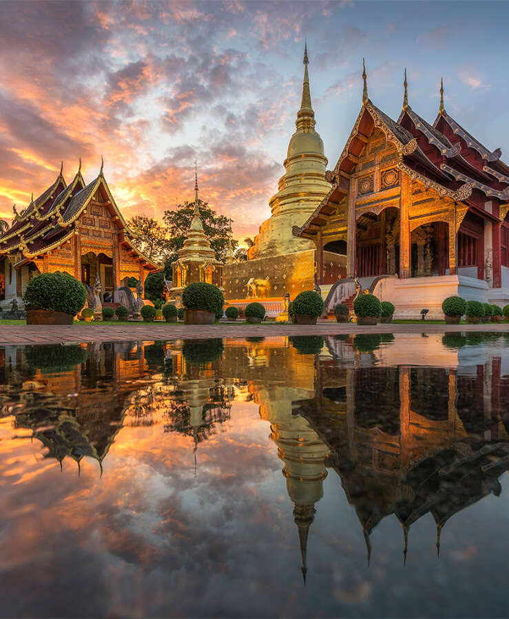 Phra Singh Waramahavihan Temple of Thailand