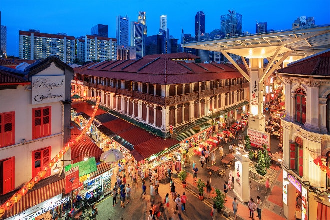 Chinatown Singapore market