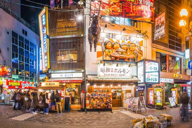 Osaka dotonbori street stores