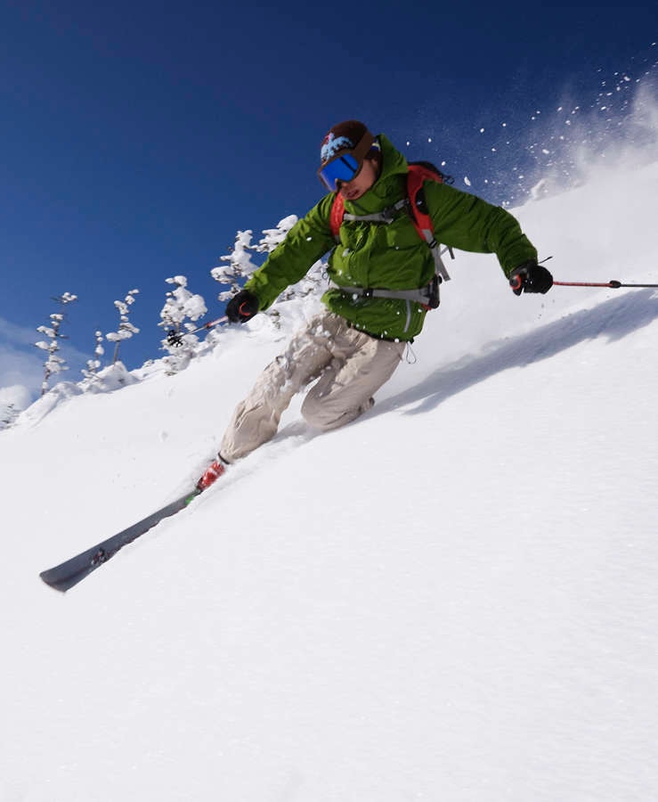 Skier in Japan