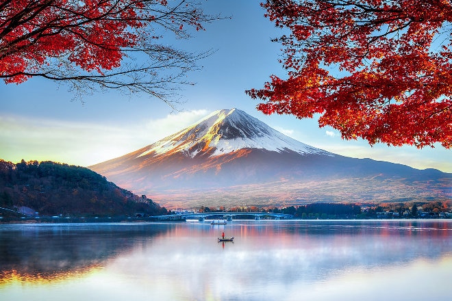 Mt Fuji in autumn