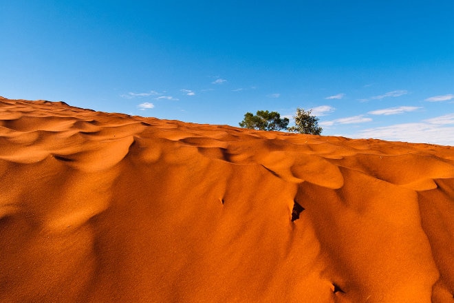 Sand hills in Alice Springs