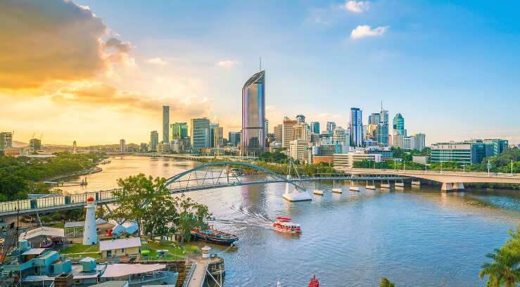 Brisbane city skyline