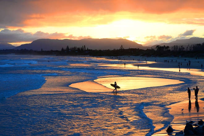 Byron Bay at sunset