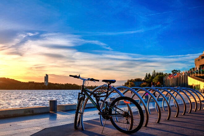 Sunrise Over The Lake Burley Griffin 