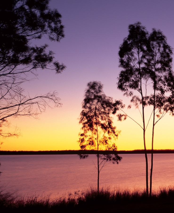 Lake Maraboon at dusk