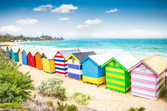 Melbourne Beach huts