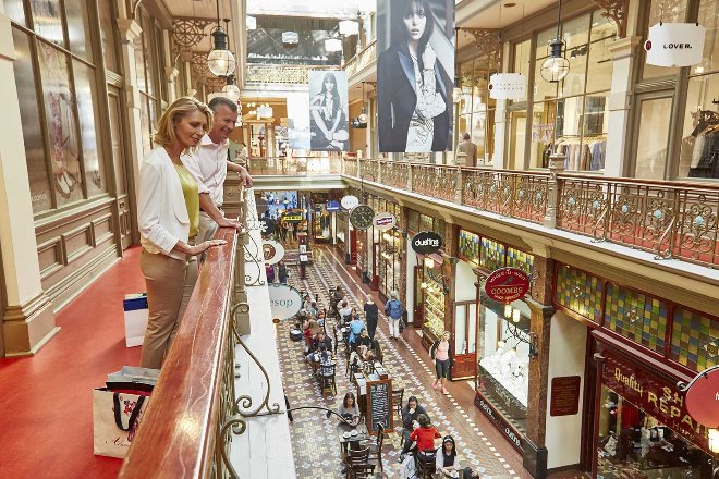 Sydney shopping arcade