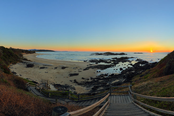 Beach in Coffs Harbour