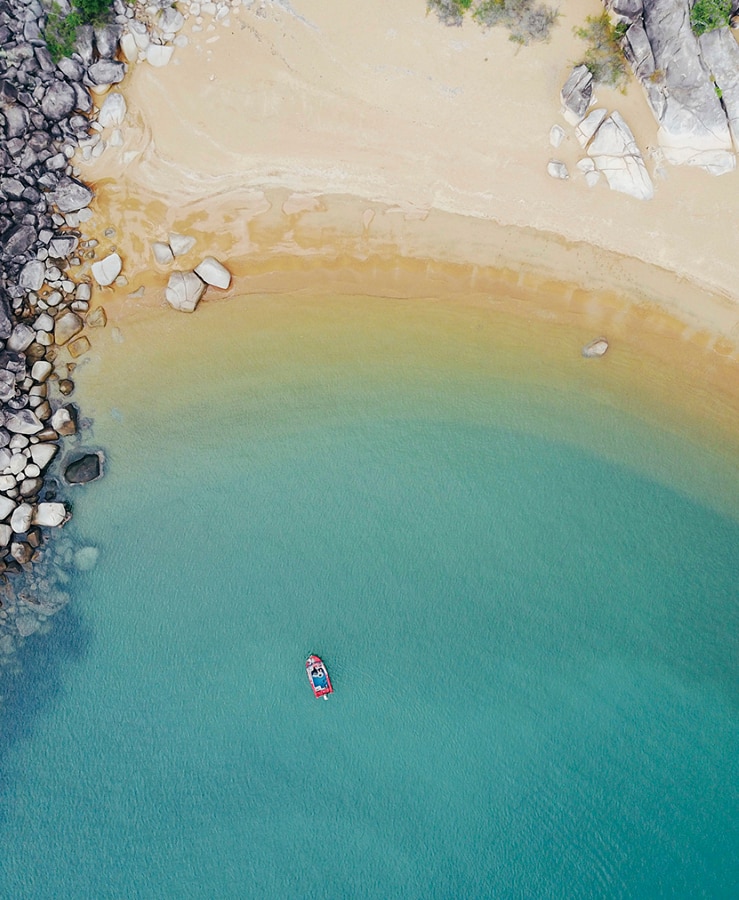 Sandy Bay aerial view photo