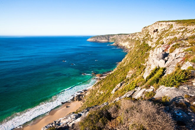 Cliff and ocean off Kangaroo Island