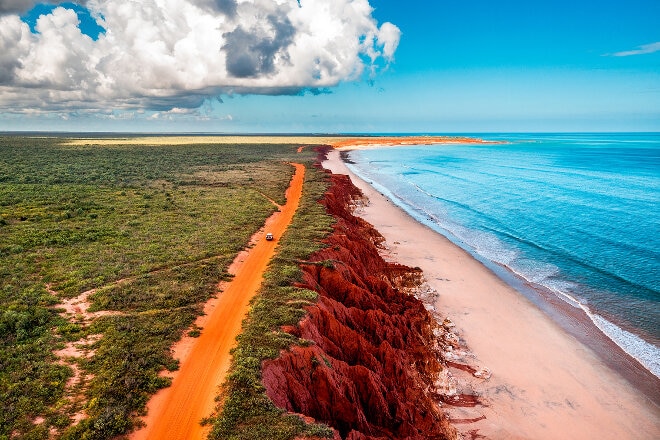 Broome beach and coastline