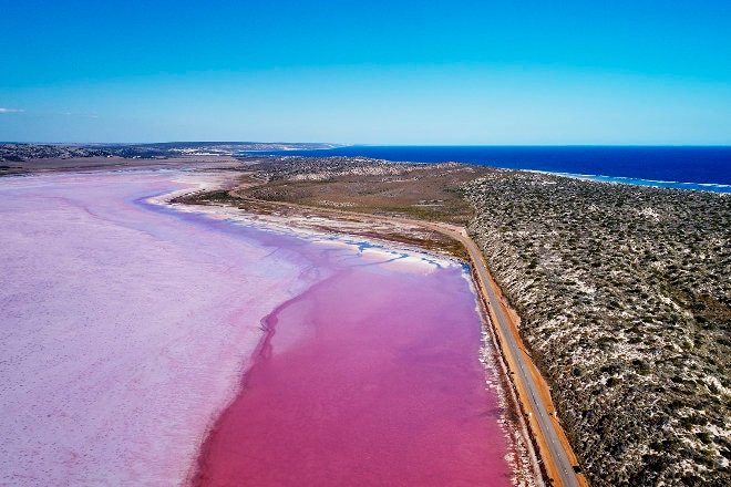 Pink Hutt Lagoon