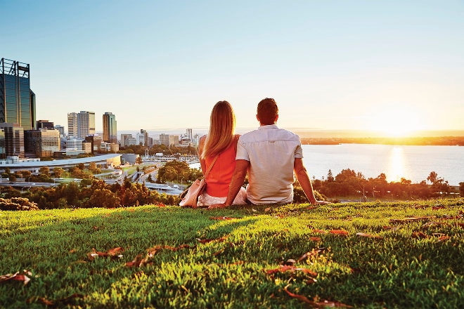 Couple at kings park Perth