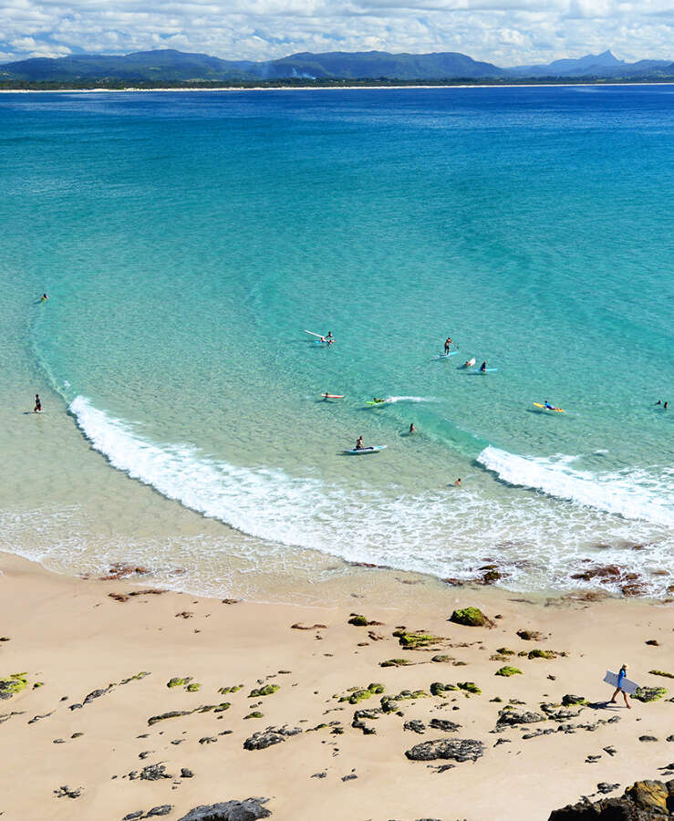 Wategos beach in Byron bay