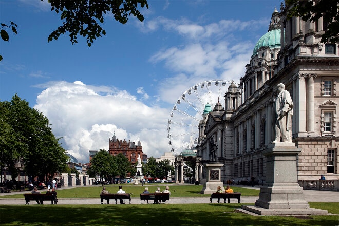 Belfast gardens and buildings