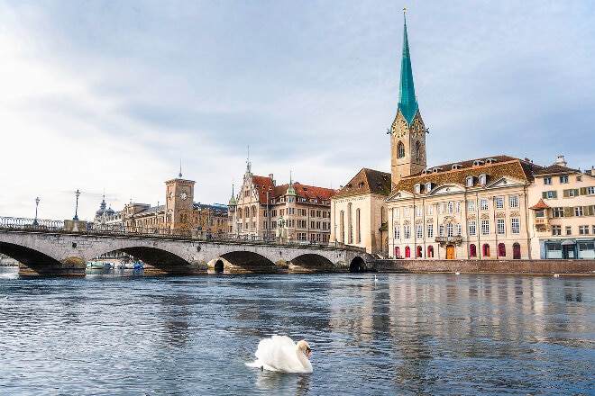 bridge over Zurich