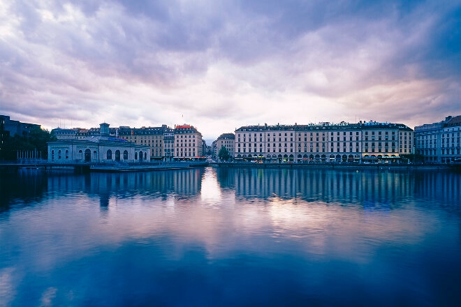 Buildings over water