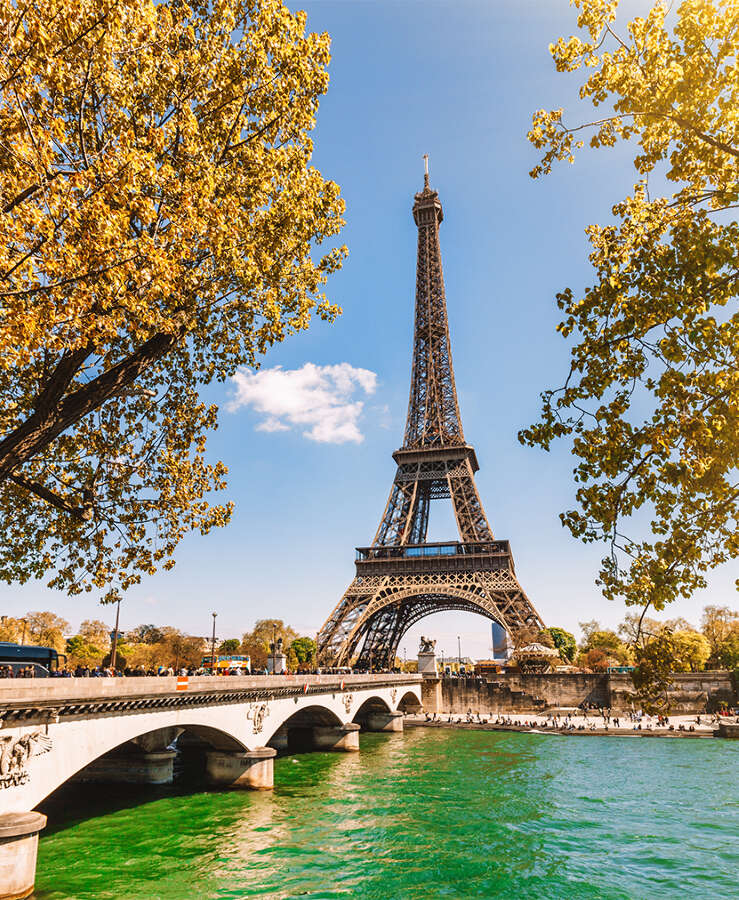 Eiffel Tower in Paris, France