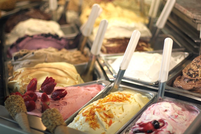 Gelato flavours