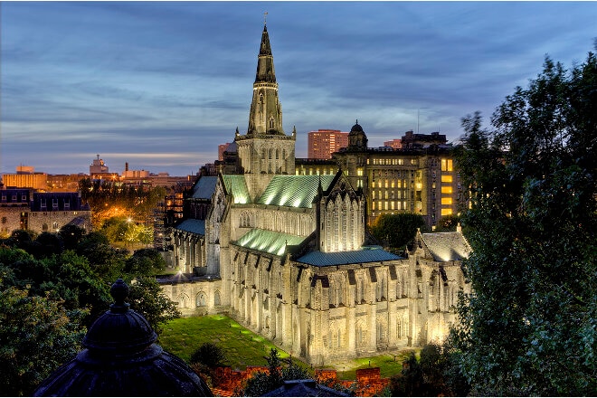 Glasgow Cathedral dusk