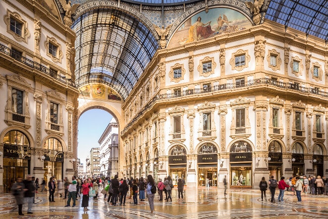 Milan Italy galleria vittoria