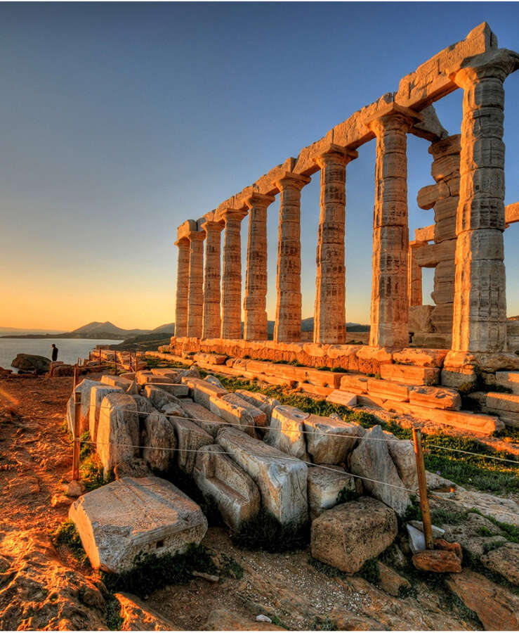 Cape Sounion & the Temple of Poseidon, Greece