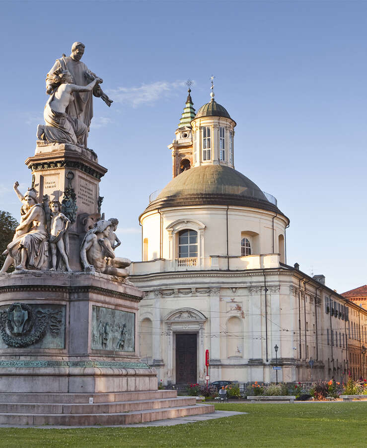 Piazza Carlo Emanuele II in central Turin.