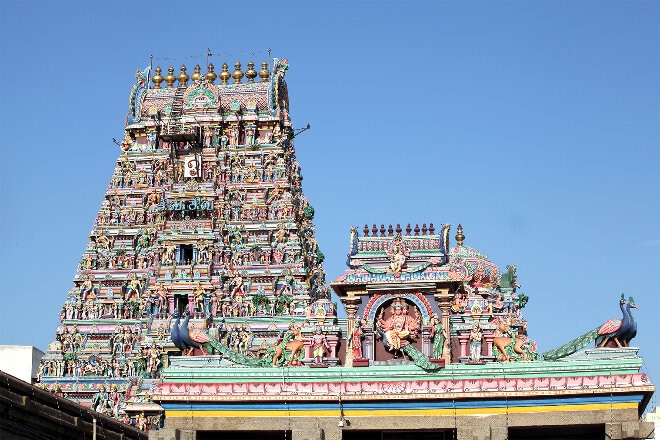 Kapaleeshwarar Temple, Mylapore, Chennai, Tamil Nadu, India  