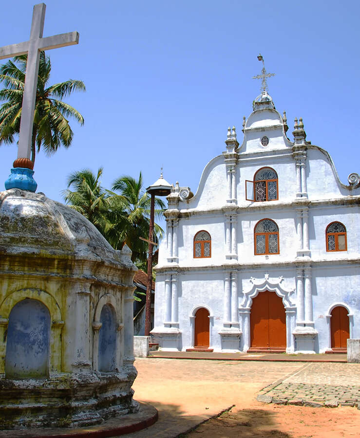 Old church in Cochin, Jeevmatha Church