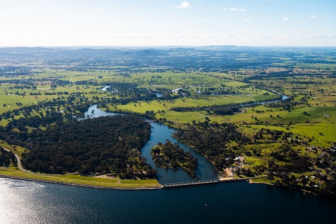 View of Lake Hume Albury