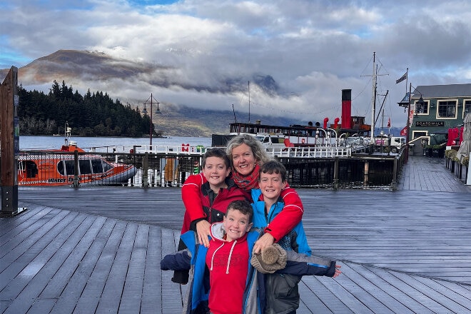 Family in Queenstown