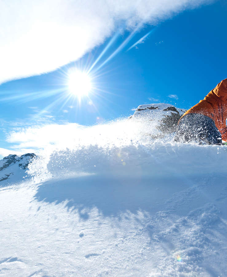 skier in Japan