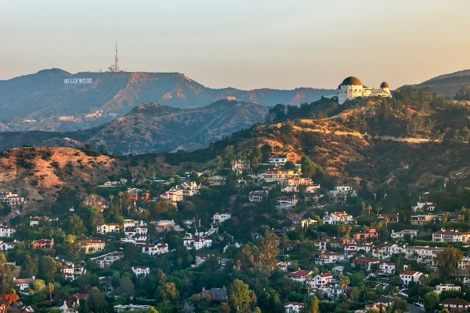 View of West Hollywood hills