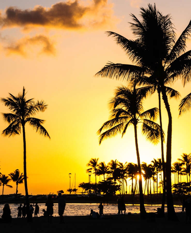 Hawaiian Sunset, Waikiki