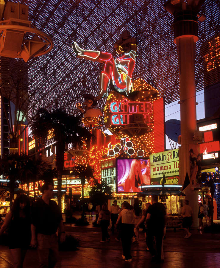 Neon lights in Downtown vegas