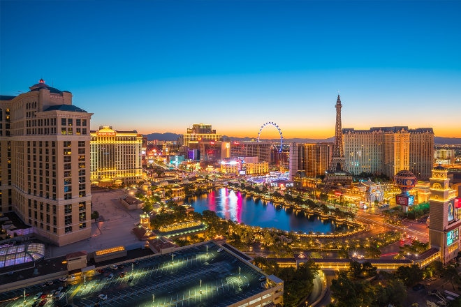 Las Vegas at night